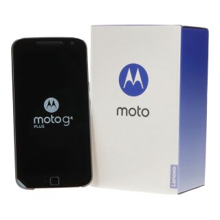 Motorola Moto G4 Plus XT1644 32GB - schwarz/holzoptik