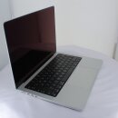 Laptop Apple MacBook Pro MKGT3D/A (Late 2021) - Spanish (QWERTY) - 14&quot; - Apple M1 Pro - 16GB - 1TB SSD - Apple Integrated 16-core GPU (Silver) Spanische Tastatur
