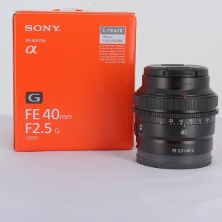 Sony SEL FE 40mm F/2.5 G