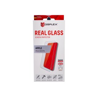 DISPLEX Real Glass Panzerglas Apple iPhone 15 und iPhone 15 Pro