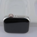 Apple Watch Series 7 GPS + Cellular, Stainless Steel Case and Sport Band, 45mm (Starlight)