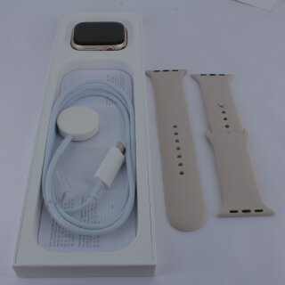 Apple Watch Series 9 GPS + Cellular, Aluminium Case and Sportband, 45mm (Starlight)