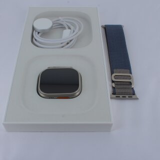 Apple Watch Ultra 2 GPS + Cellular, Titanium Case and Alpine Loop, 49mm (Blue)