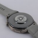 Huawei GT 3 Pro, Titanium Case &amp; Leather Band, 46mm (Gray)