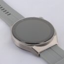 Huawei GT 3 Pro, Titanium Case &amp; Leather Band, 46mm (Gray)