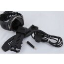 Amazfit T-Rex 2, Polymer Case and Silicone Band, 47mm140mm-205mm (Black)