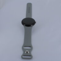 Google Pixel Watch 4G LTE, Stainless Steel Case and Fluoroelastomer, 41mm (Charcoal)