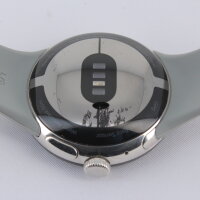 Google Pixel Watch 4G LTE, Stainless Steel Case and Fluoroelastomer, 41mm (Charcoal)