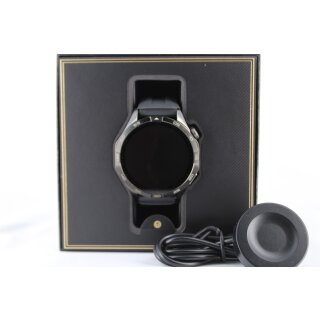 Huawei Watch GT4 Smartwatch, Stainless Steel Case, 46mm (Black)