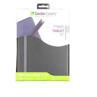 Gecko Universal Stand Cover f&uuml;r 10&quot; Tablets schwarz