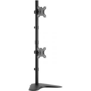 Seven dual monitor stacking desk stand